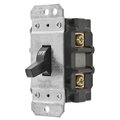 Bryant Toggle Switch, MotorDisconnects, Double Pole, 30A 600V AC, Back and Side Wired, Black 30002D